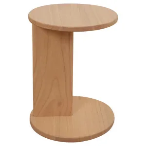 Brentwood Mindi Wood C-shape Side Table, Natural by Centrum Furniture, a Side Table for sale on Style Sourcebook