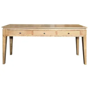 Avie Oak Timber 3 Drawer Hall Table, 180cm by Montego, a Console Table for sale on Style Sourcebook