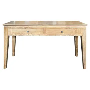 Avie Oak Timber 2 Drawer Hall Table, 140cm by Montego, a Console Table for sale on Style Sourcebook