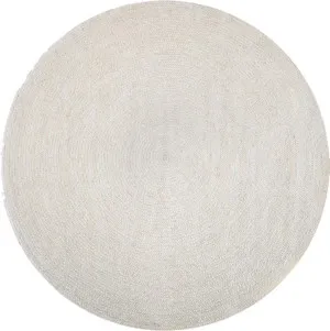 Paddington Round Rug Snow by The Rug Collection, a Contemporary Rugs for sale on Style Sourcebook