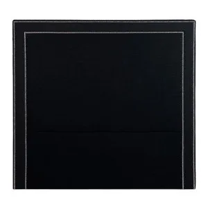 Manhattan Studded Fabric Bed Headboard, King, Black by Cozy Lighting & Living, a Bed Heads for sale on Style Sourcebook