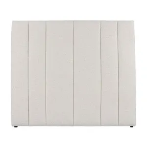 Soho Boucle Fabric Bed Headboard, Double, White by Cozy Lighting & Living, a Bed Heads for sale on Style Sourcebook