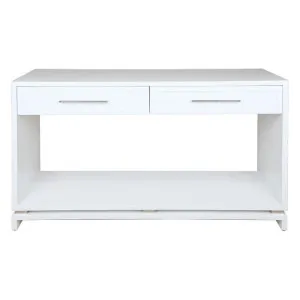 Pearl 2 Drawer Console Table, White by Cozy Lighting & Living, a Console Table for sale on Style Sourcebook