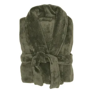 Bambury Microplush Bath Robe, Small / Medium, Olive by Bambury, a Towels & Washcloths for sale on Style Sourcebook