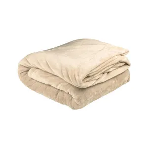 Bambury Ultraplush Blanket, King, Linen by Bambury, a Throws for sale on Style Sourcebook