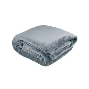 Bambury Ultraplush Blanket, King, Steel Blue by Bambury, a Throws for sale on Style Sourcebook