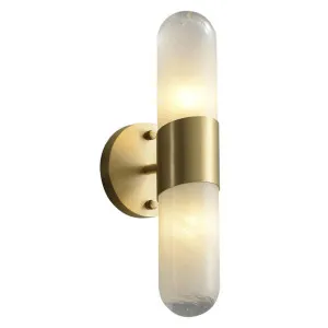Capsule Brass & Glass Wall Light by LumenSphere, a Wall Lighting for sale on Style Sourcebook