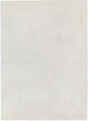 Loren Motley 04 Ivory Wool Rug by Wild Yarn, a Contemporary Rugs for sale on Style Sourcebook