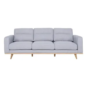 Astrid 3 Seater Sofa in Talent Silver / Clear Leg by OzDesignFurniture, a Sofas for sale on Style Sourcebook