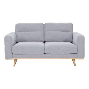 Astrid 2 Seater Sofa in Talent Silver / Clear Leg by OzDesignFurniture, a Sofas for sale on Style Sourcebook