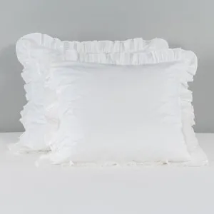 Canningvale Vintage Pillowcase Pair - White, European, Softwash Cotton by Canningvale, a Sheets for sale on Style Sourcebook