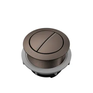 Contura II Bezel/Button Round | Made From Metal In Brushed Bronze By Caroma by Caroma, a Toilets & Bidets for sale on Style Sourcebook