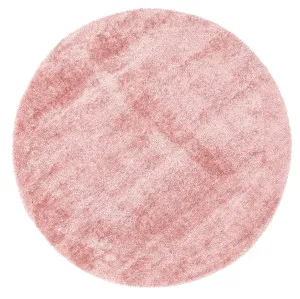 Puffin Pink Shaggy Round Rug by Wild Yarn, a Contemporary Rugs for sale on Style Sourcebook