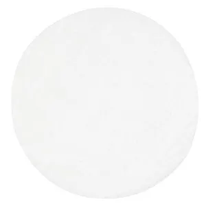 Puffin White Shaggy Round Rug by Wild Yarn, a Contemporary Rugs for sale on Style Sourcebook