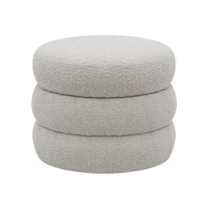 Bolo Storage Ottoman Boucle Pumice by James Lane, a Ottomans for sale on Style Sourcebook