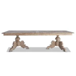 Antigua Extension Dining Table - Natural 2.8-3.4m by Wisteria, a Dining Tables for sale on Style Sourcebook