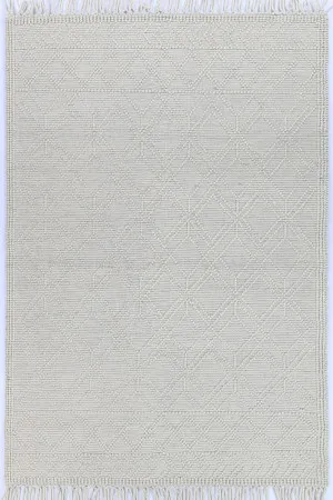 Perla Ava Grey Rug (No Fringe) by Wild Yarn, a Contemporary Rugs for sale on Style Sourcebook