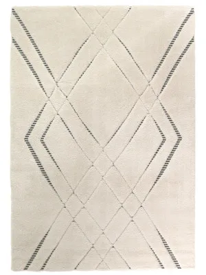 Farah Abstract Cream Grey Rug by Love That Homewares, a Contemporary Rugs for sale on Style Sourcebook