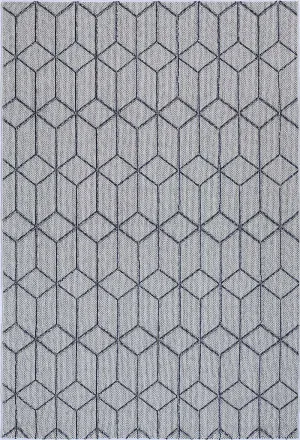 Yumi Greenslade Charcoal Geometric Flatweave Rug by null, a Contemporary Rugs for sale on Style Sourcebook