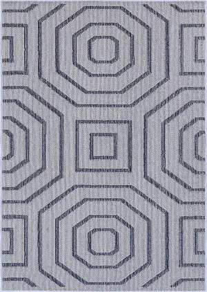Yumi Hale Charcoal Geometric Flatweave Rug by null, a Contemporary Rugs for sale on Style Sourcebook