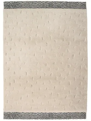 Farah Textured Cream Grey Rug by Love That Homewares, a Contemporary Rugs for sale on Style Sourcebook