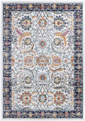Providence Cream Blue Rug by null, a Contemporary Rugs for sale on Style Sourcebook
