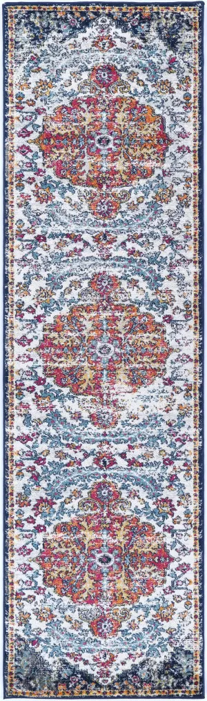 Providence Oriental Blue Terracotta Rug by Wild Yarn, a Contemporary Rugs for sale on Style Sourcebook