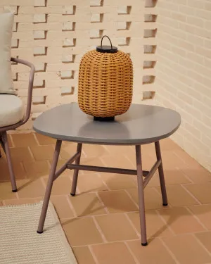 Bramant steel side table with mauve finish, 60 x 60 cm by Kave Home, a Tables for sale on Style Sourcebook