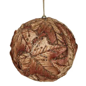 Ivy Velvet Bauble Bronze by Florabelle Living, a Christmas for sale on Style Sourcebook