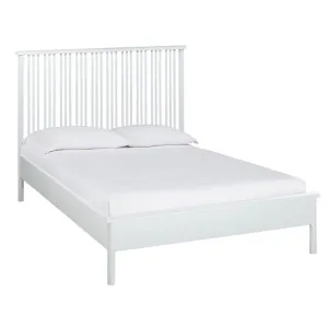 Ibiza Double Bed Pillar White by Florabelle Living, a Beds & Bed Frames for sale on Style Sourcebook