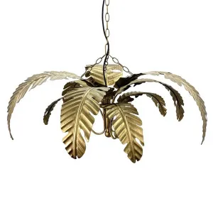 Azalea Iron Pendant Lamp Gold by Florabelle Living, a Pendant Lighting for sale on Style Sourcebook