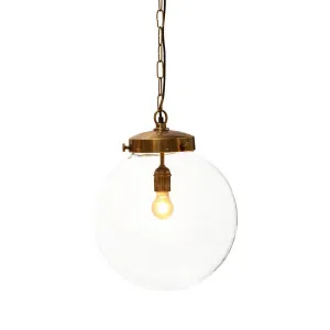 Celeste Ceiling Pendant Large Antique Brass by Florabelle Living, a Pendant Lighting for sale on Style Sourcebook