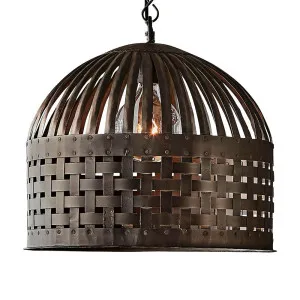 Esch Ceiling Pendant Medium Antique Black by Florabelle Living, a Pendant Lighting for sale on Style Sourcebook