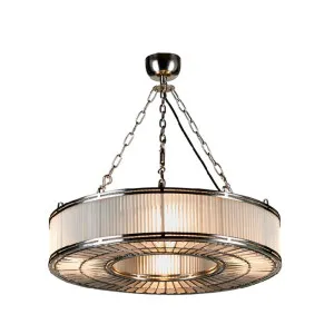 Franschhoek Ceiling Pendant Medium Silver by Florabelle Living, a Pendant Lighting for sale on Style Sourcebook