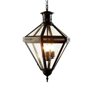 Rockefella Ceiling Pendant Black by Florabelle Living, a Pendant Lighting for sale on Style Sourcebook