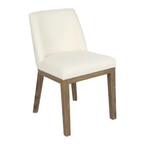 Denver Oak Upholstered Dining Chair Natural by Florabelle Living, a Chairs for sale on Style Sourcebook