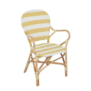 Brighton Rattan Chair Sunshine Yellow by Florabelle Living, a Chairs for sale on Style Sourcebook