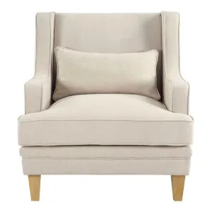 Bondi Hamptons Armchair Beige by Florabelle Living, a Chairs for sale on Style Sourcebook