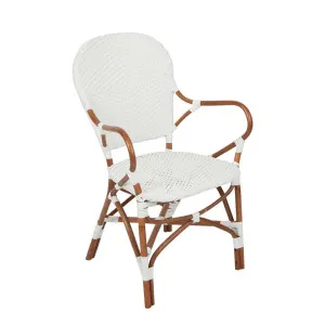 Marnie Rattan Chair White by Florabelle Living, a Chairs for sale on Style Sourcebook