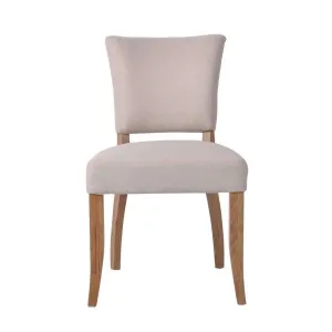 Claude Oakwood Dining Chair Beige by Florabelle Living, a Chairs for sale on Style Sourcebook