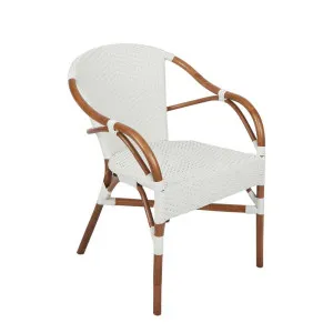 Harlow Rattan Chair White by Florabelle Living, a Chairs for sale on Style Sourcebook