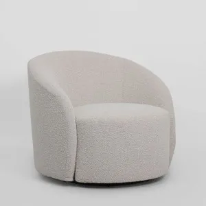 Sierra Swivel Chair Boucle by Florabelle Living, a Chairs for sale on Style Sourcebook