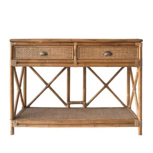 Cayman Rattan 2 Drawer Hamptons Console by Florabelle Living, a Sideboards, Buffets & Trolleys for sale on Style Sourcebook