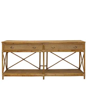 Cayman Large 2 Draw Rattan Console by Florabelle Living, a Sideboards, Buffets & Trolleys for sale on Style Sourcebook