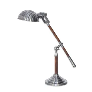 Hartford Desk Lamp Antique Silver by Florabelle Living, a Desk Lamps for sale on Style Sourcebook