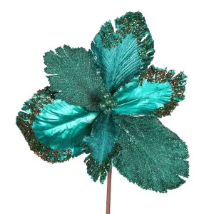 Astor Floral Stem Aqua by Florabelle Living, a Plants for sale on Style Sourcebook