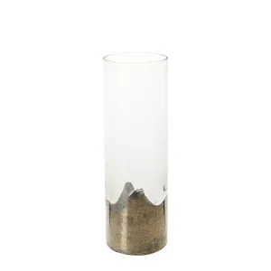 Marnie Glass Vase Gold Large by Florabelle Living, a Vases & Jars for sale on Style Sourcebook