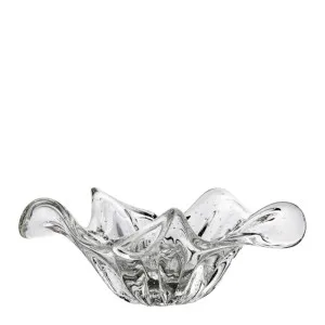 Tide Art Glass Centre Piece Clear by Florabelle Living, a Vases & Jars for sale on Style Sourcebook