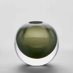 Jaylen Vase Round Smoke by Florabelle Living, a Vases & Jars for sale on Style Sourcebook