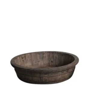 Wooden Basin by Florabelle Living, a Statues & Ornaments for sale on Style Sourcebook